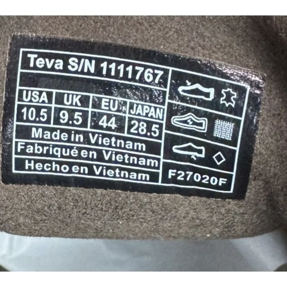 Teva Canyon Life Chukka Mens Size 10.5 Brown Ankle Boot Leather Casual Shoe
